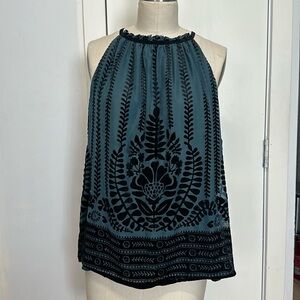 Max Studio top. Georgette and velvet design just beautiful